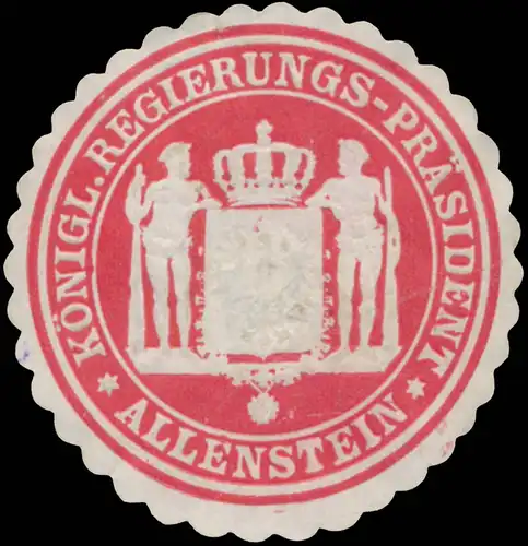 K. Regierungs-PrÃ¤sident Allenstein