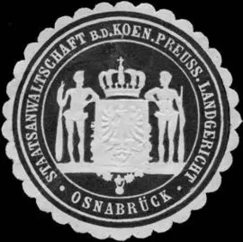 Staatsanwaltschaft bei dem Koeniglich Preussischen Landgericht OsnabrÃ¼ck