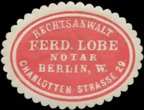 Rechtsanwalt & Notar Ferdinand Lobe