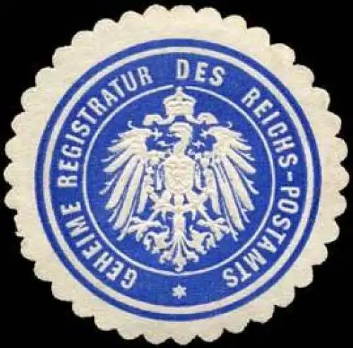 Geheime Registratur des Reichs - Postamts
