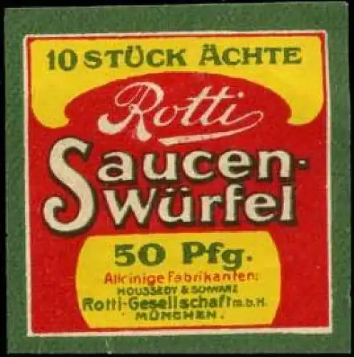 Rotti Saucen - Würfel
