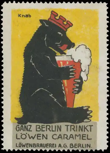 Ganz Berlin trinkt LÃ¶wen Caramel