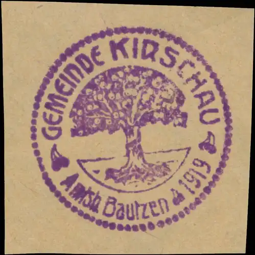 Gemeinde Kirschau Amtsh. Bautzen 1919