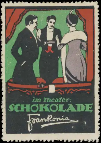 Frankonia Schokolade im Theater