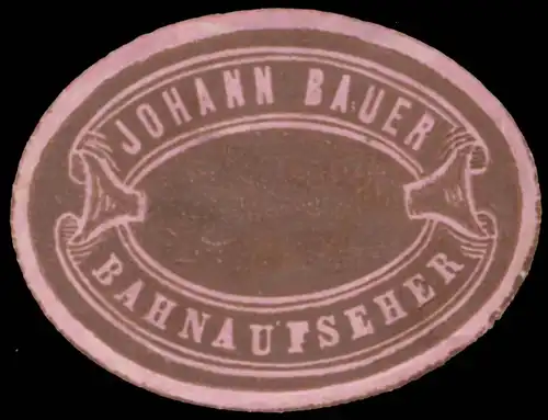 Bahnaufseher Johann Bauer