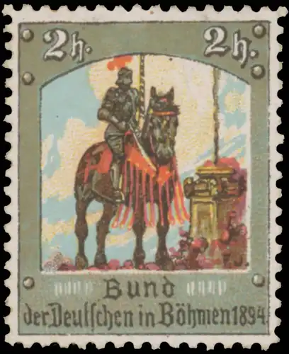 Ritter auf Pferd mit Lanze