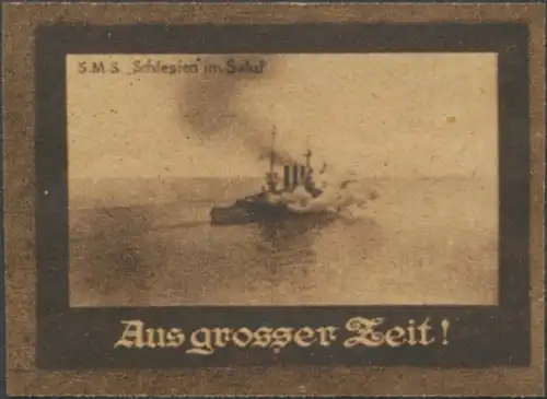 Aus grosser Zeit - S.M.S. Schlesien im Salut