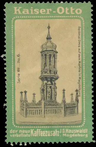 Denkmal Ottos auf dem Markte in Magdeburg