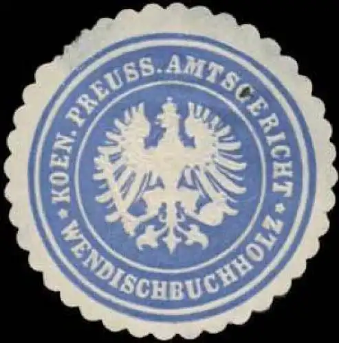 K.Pr. Amtsgericht Wendischbuchholz
