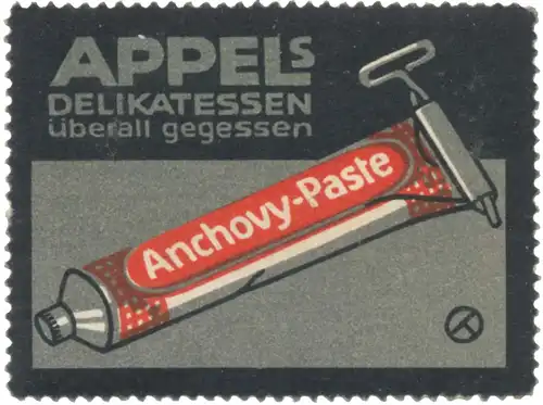 Anchovy-Paste - Appels Delikatessen Ã¼berall gegessen