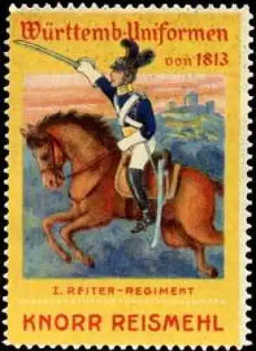 Uniform I. Reiter - Regiment - Knorr Reismehl