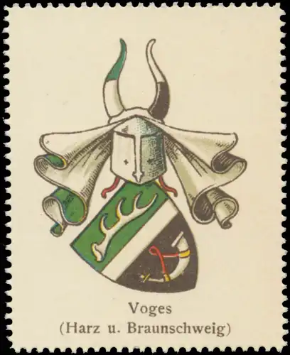 Voges (Harz und Braunschweig) Wappen