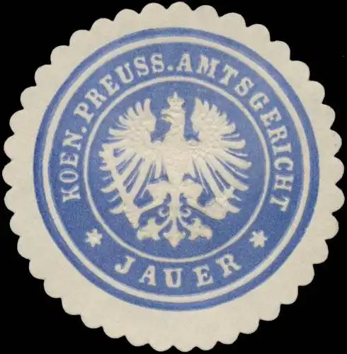 K. Pr. Amtsgericht Jauer/Schlesien