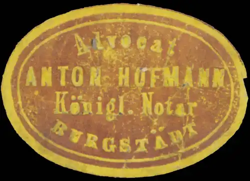 Advocat Anton Hoffmann