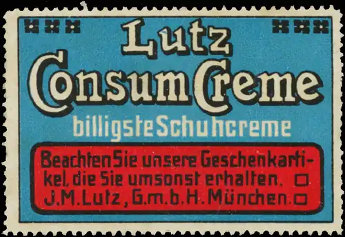 Lutz Consum Creme billigste Schuhcreme