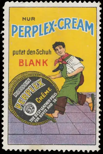 Nur Perplex-Cream putzt den Schuh blank