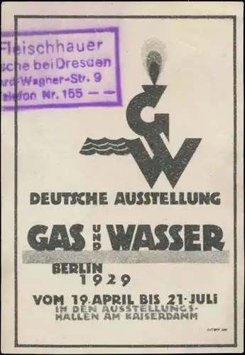 Deutsche Ausstellung Gas und Wasser