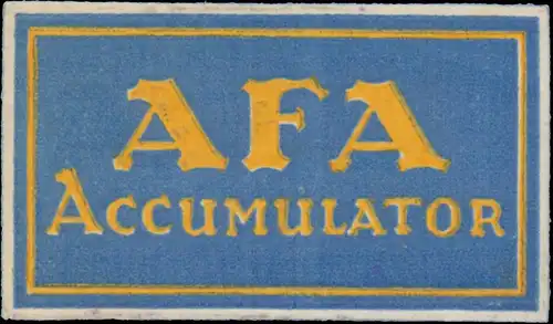 AFA Accumulator