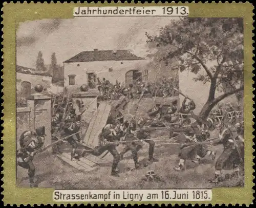 Strassenkampf in Lingny am 16. Jumi 1815