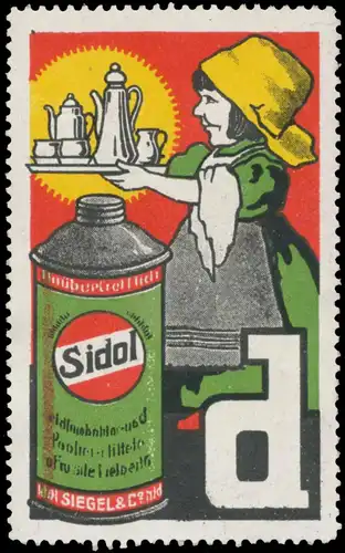 Sidol Metallputz Buchstabe d