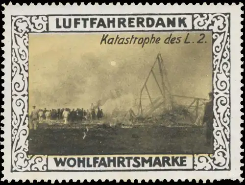 Katastrophe des Zeppelin Luftschiff 2