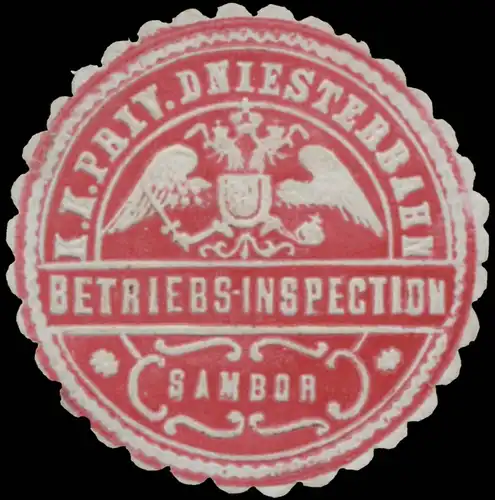 k.k.priv. Dniestebahn Betriebsinspection