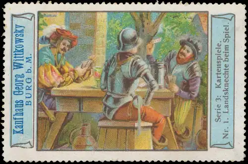 Landsknechte beim Spiel