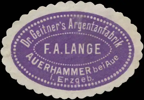 Dr. Geitners Argentanfabrik