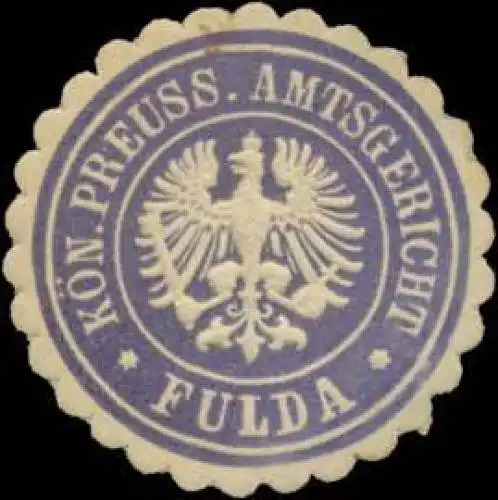 KÃ¶n. Preuss. Amtsgericht Fulda