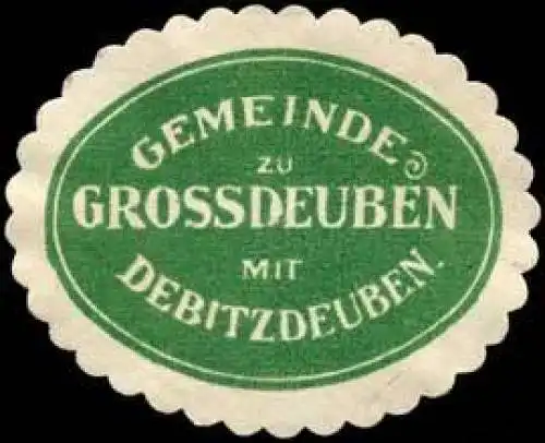 Gemeinde zu Grossdeuben mit Debitzdeuben