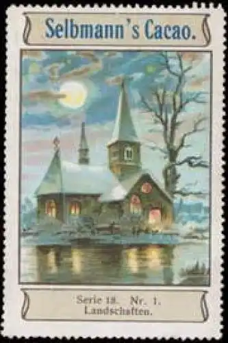 Kirche im Winter - Selbmanns Cacao