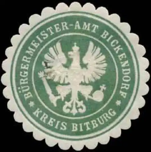 BÃ¼rgermeister-Amt Bickendorf Kreis Bitburg