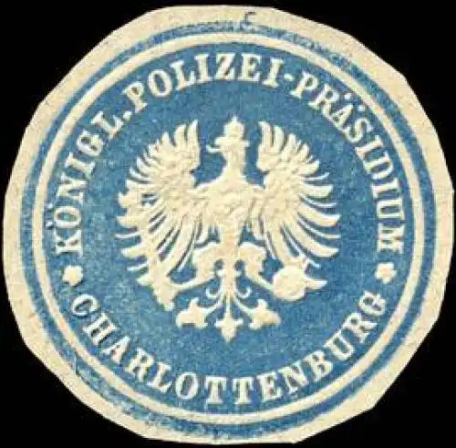 KÃ¶nigliches Polizei - PrÃ¤sidium Charlottenburg