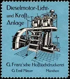 Dieselmotor-Licht- und Kraftanlage