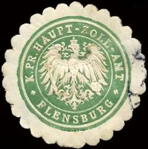 KÃ¶niglich Preussische Haupt - Zoll - Amt - Flensburg