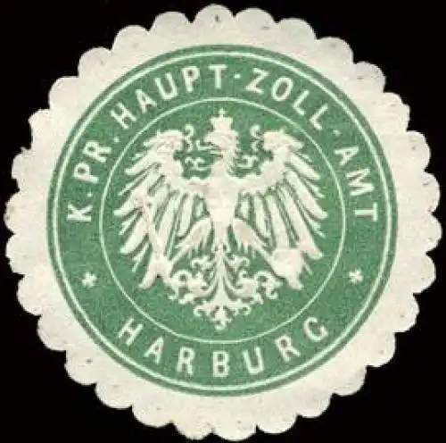 KÃ¶niglich Preussische Haupt - Zoll - Amt - Harburg