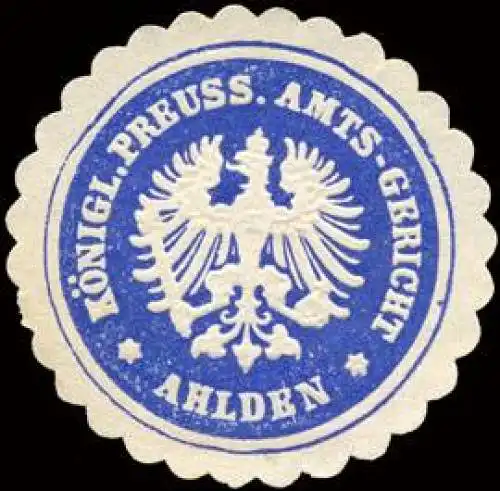 KÃ¶niglich Preussische Amts - Gericht - Ahlden