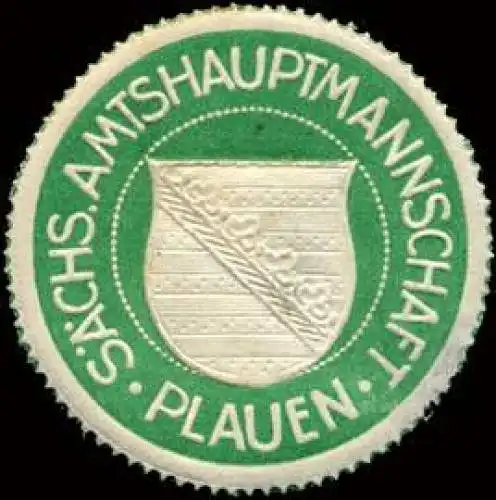 SÃ¤chsische Amtshauptmannschaft - Plauen