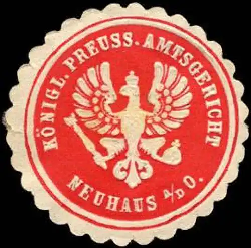 KÃ¶niglich Preussische Amtsgericht - Neuhaus