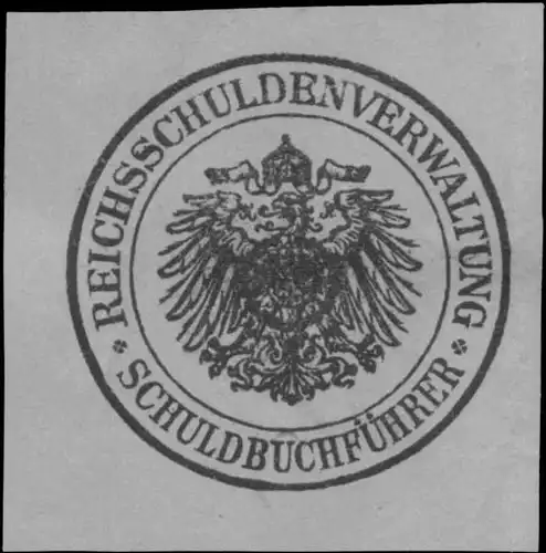 Reichsschuldenverwaltung SchuldenbuchfÃ¼hrer