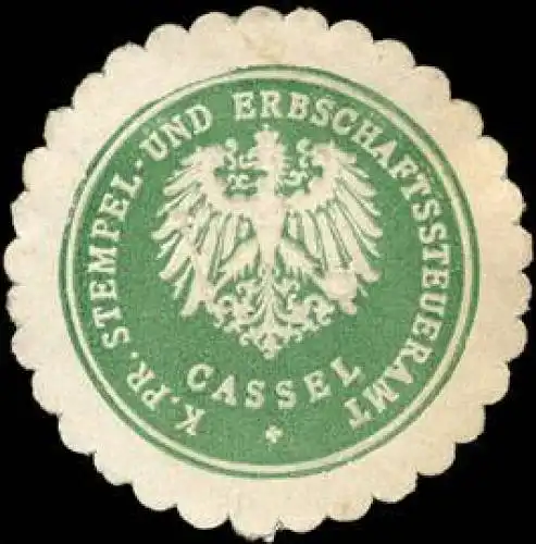 K. Pr. Stempel - und Erbschaftssteueramt - Kassel