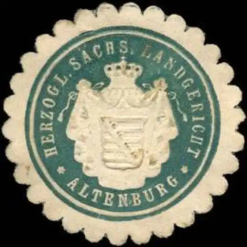Herzoglich SÃ¤chsische Landgericht - Altenburg