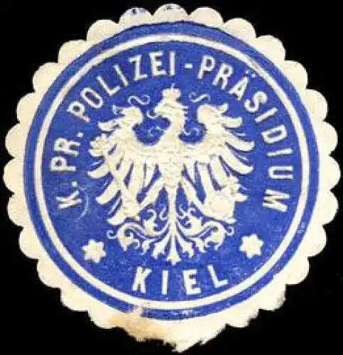 KÃ¶niglich Preussisches Polizei - PrÃ¤sidium - Kiel