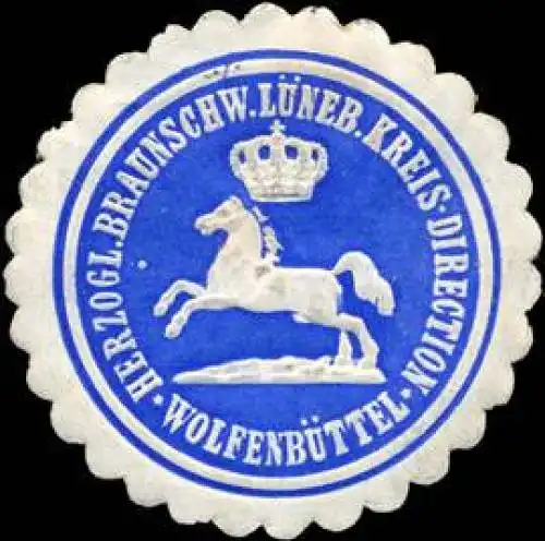 Herzoglich Braunschweigisch LÃ¼neburgische Kreis - Direction - WolfenbÃ¼ttel