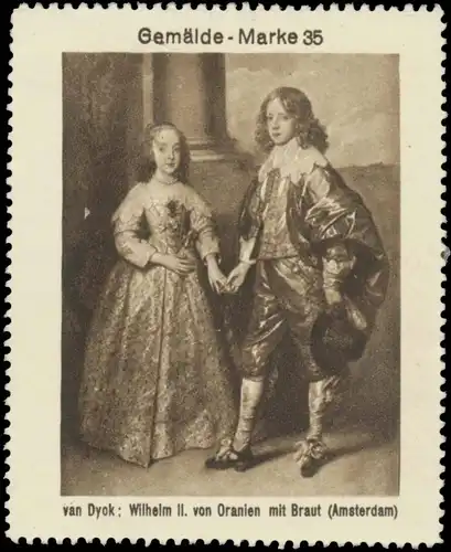 van Dyck: Wilhelm II. von Oranien mit Braut