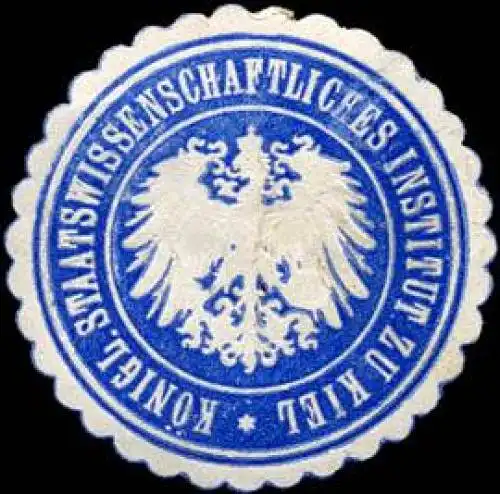 KÃ¶nigliches Staatswissenschaftliches Institut zu Kiel