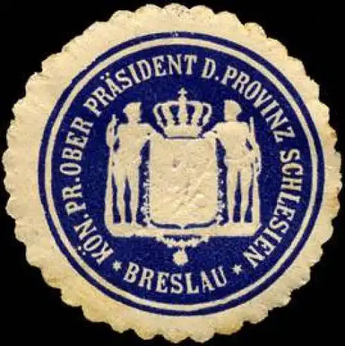 KÃ¶niglich Preussische Ober PrÃ¤sident der Provinz Schlesien