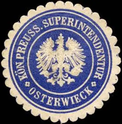 K.Pr. Superintendentur - Osterwieck