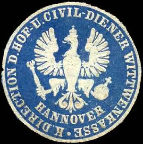 K. Direction der Hof - und Civil - Diener Wittwenkasse - Hannover
