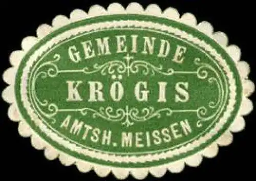 Gemeinde Krögis - Amtsh. Meissen